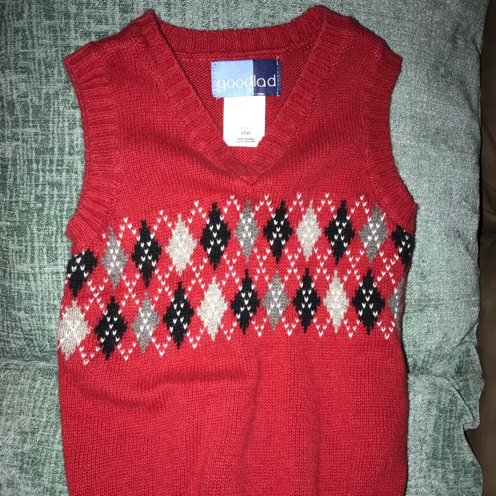 Toddler vest sweater
